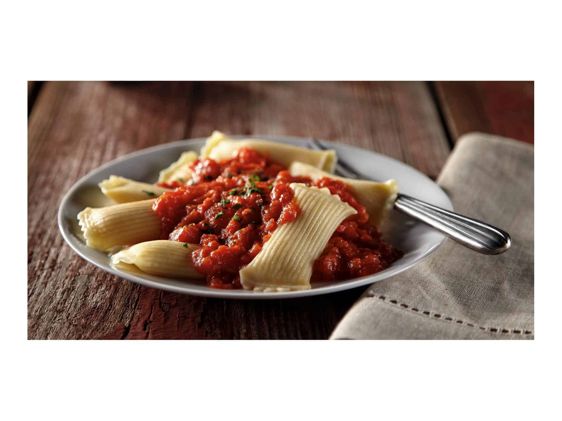 AIS160 Precooked Stuffed Cheese Rigatoni (Bulk)