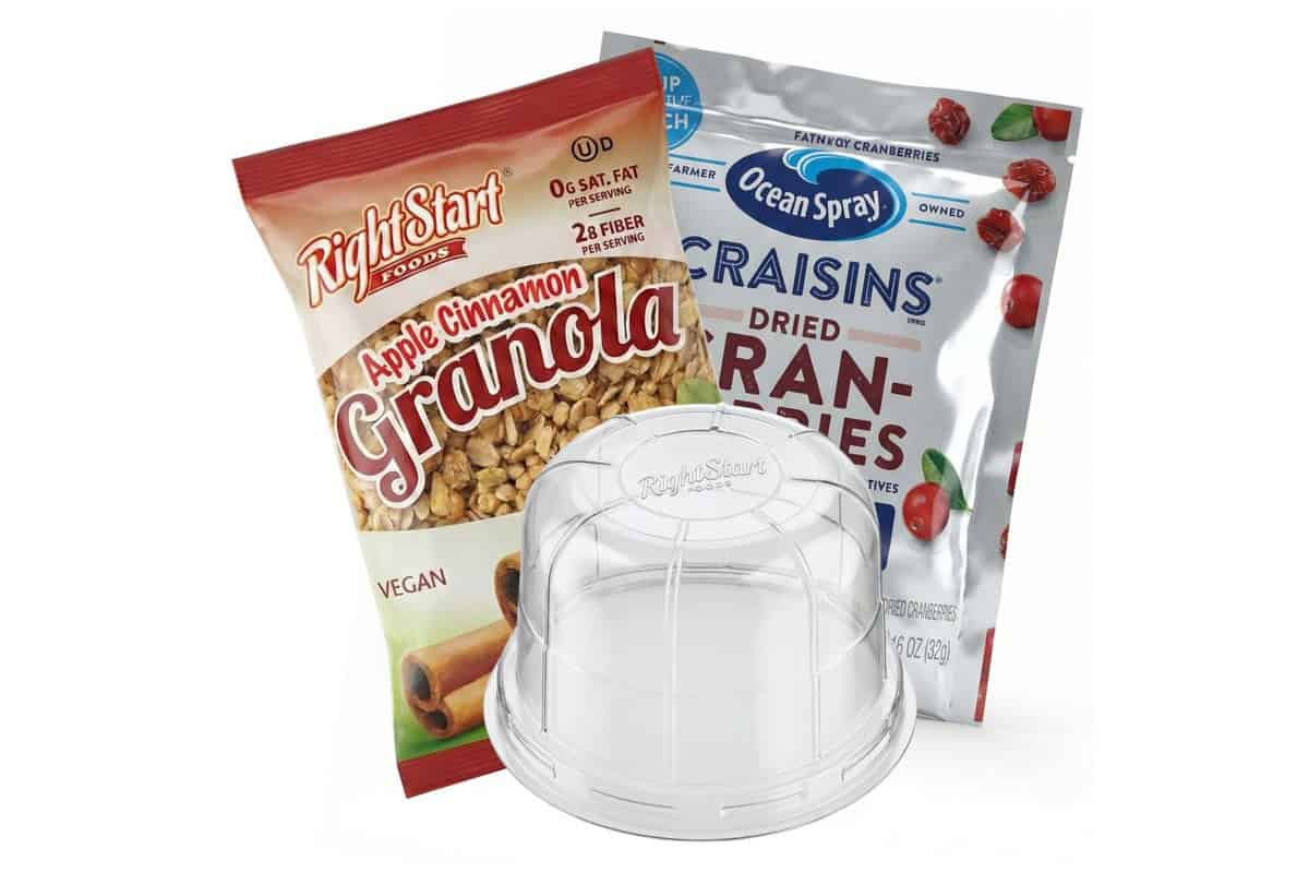 RS2297 Apple Granola & Cranberry Yogurt Parfait (IW)